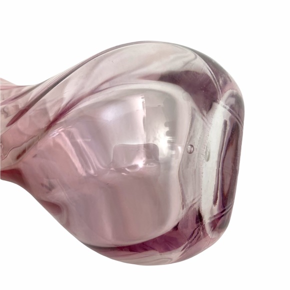 Pink Glass Vase 5" Small - Picture 6 of 8